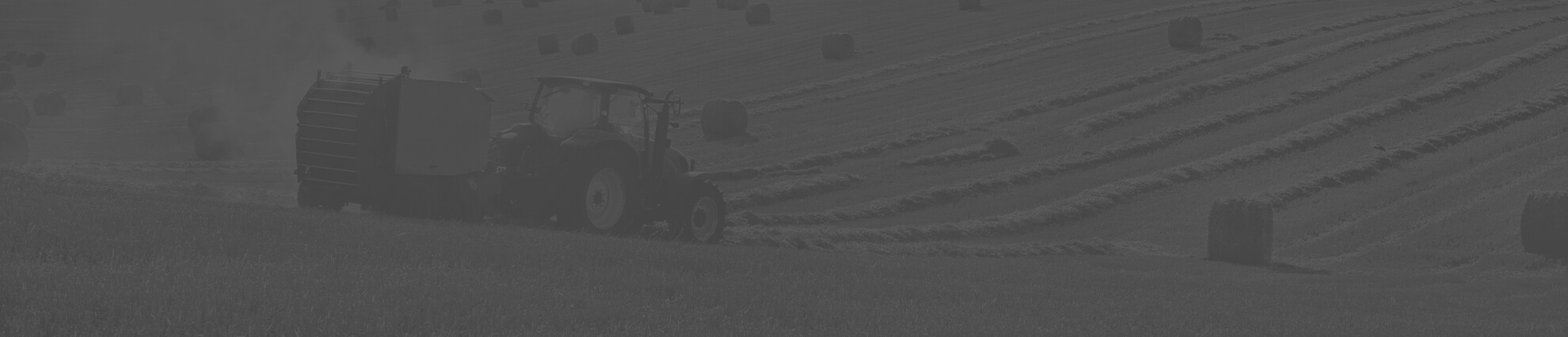 Tractor with Baler